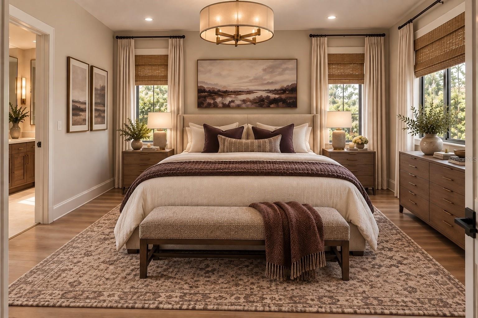 Primary Bedroom rendering for inspiration