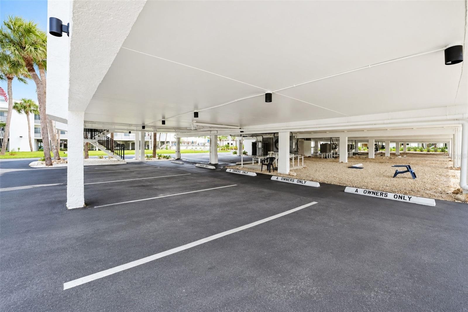 Underbuilding parking