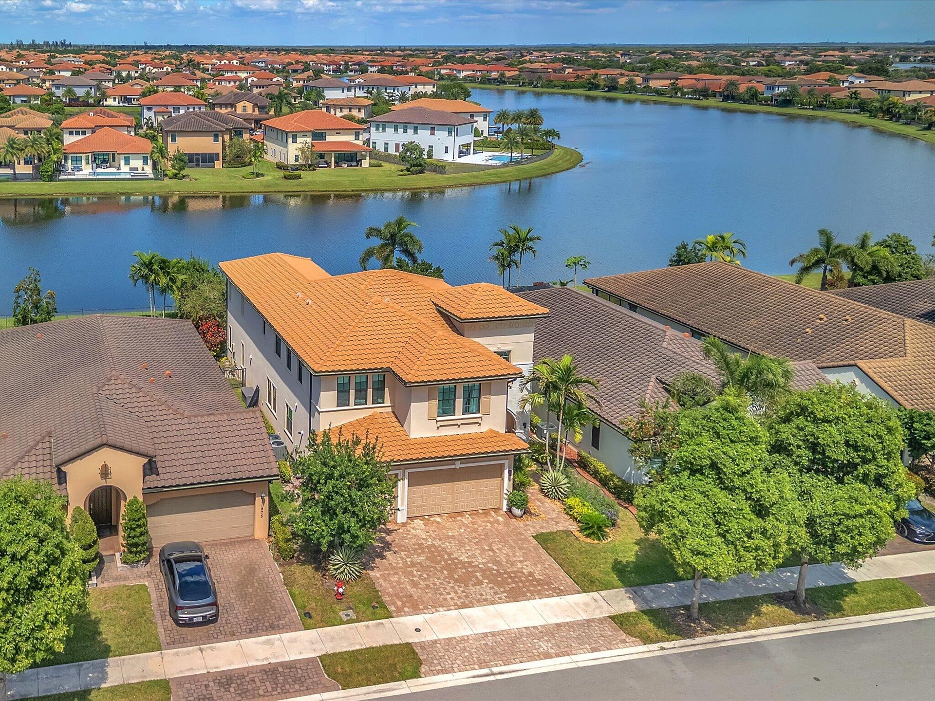 Parkland bay Aerial shot