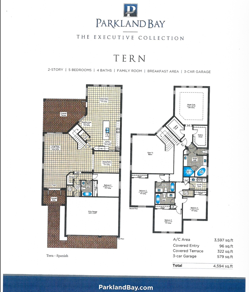 FLOOR PLAN 4,594 SQFT