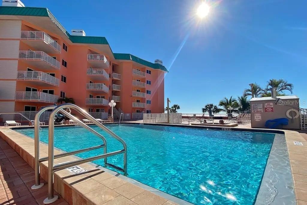 UNOBSTRUCTED VIEWS OF THE BEACH FROM THE SECOND FLOOR POOL DECK.