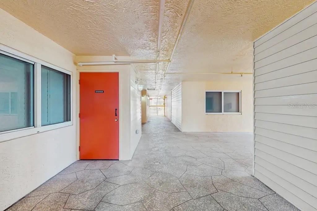 SEPARATE PRIVATE STORAGE ROOM OUTSIDE YOUR UNIT FOR ALL YOUR BEACH ESSENTIALS.
