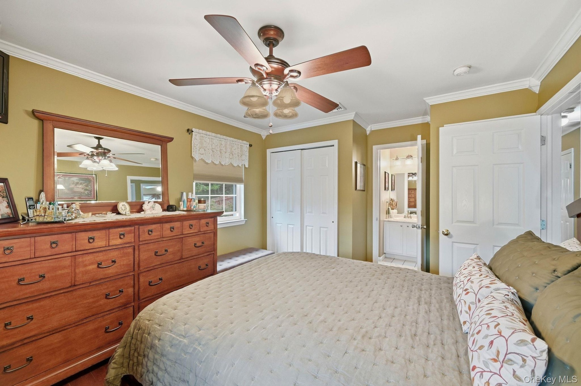 Generous proportions provide flexibility for bedroom furnishings and additional storage.