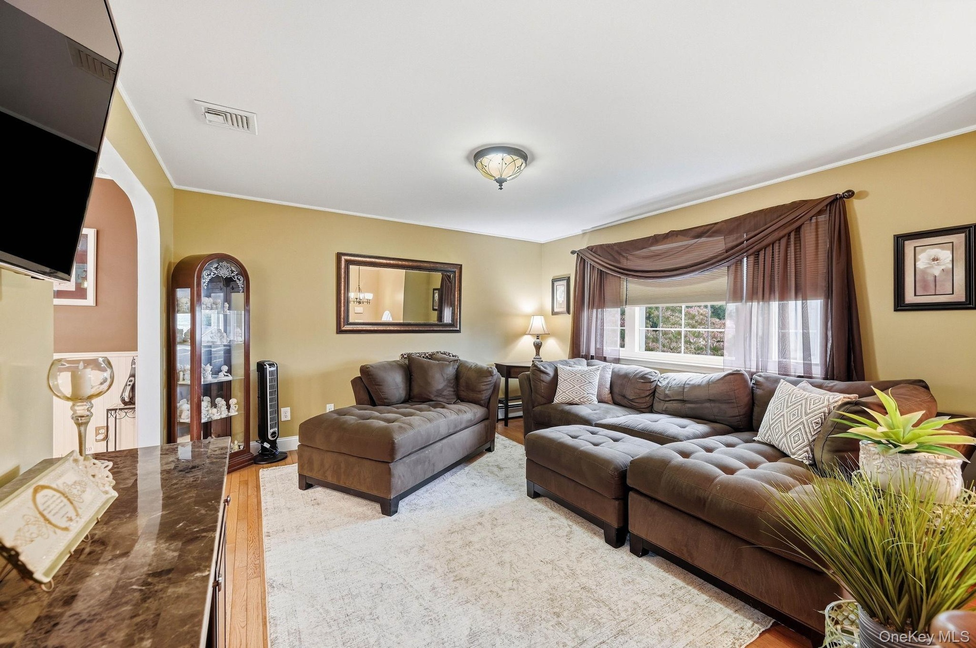 A bright, comfortable living space designed for everyday living and entertaining.