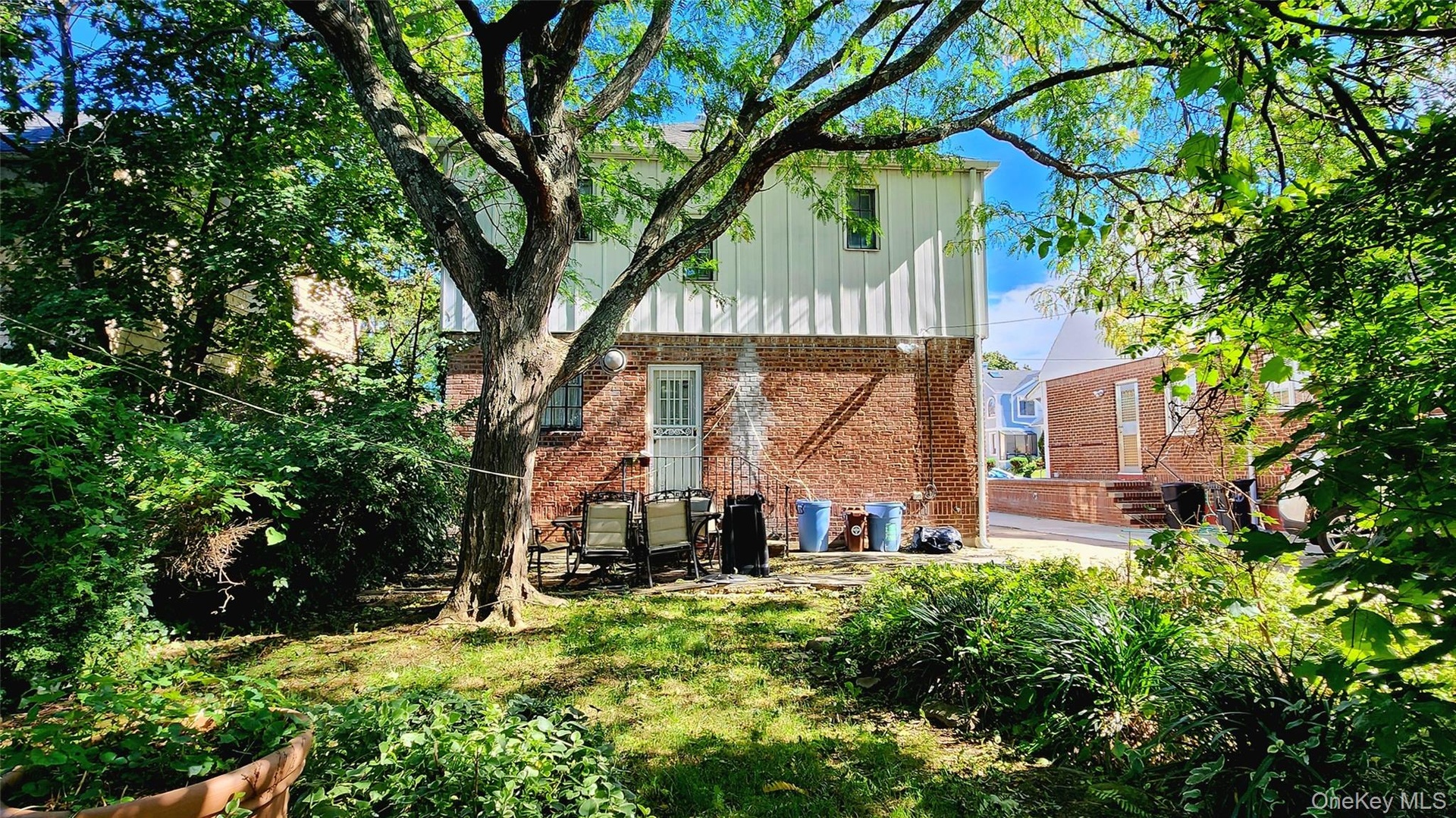 Rear of House and Backyard