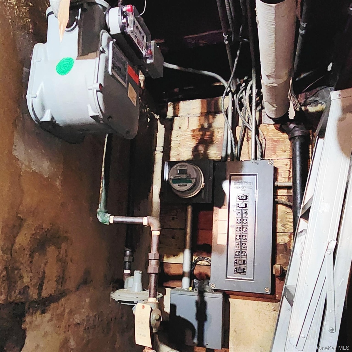 Gas Meter and Electrical Panel