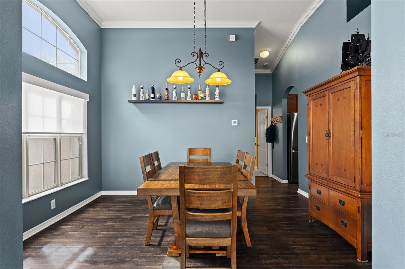 The separate dining room gives you a true gathering space for dinners, holidays, and entertaining.