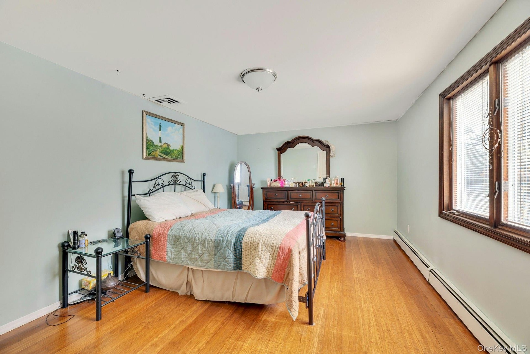 Primary Bedroom Bamboo Plank flooring