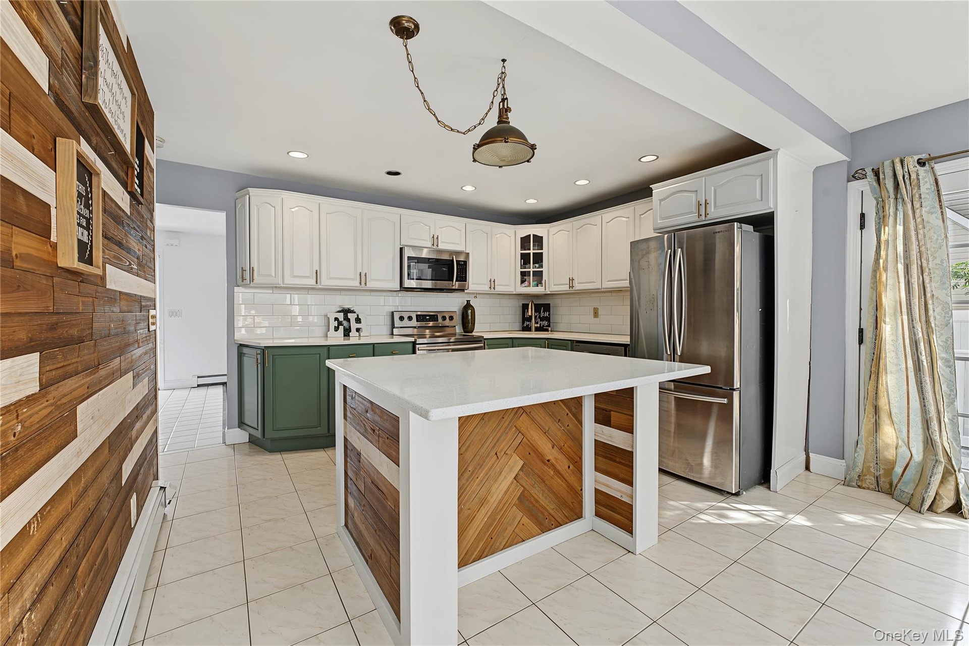 view of Kitchen from the dining area