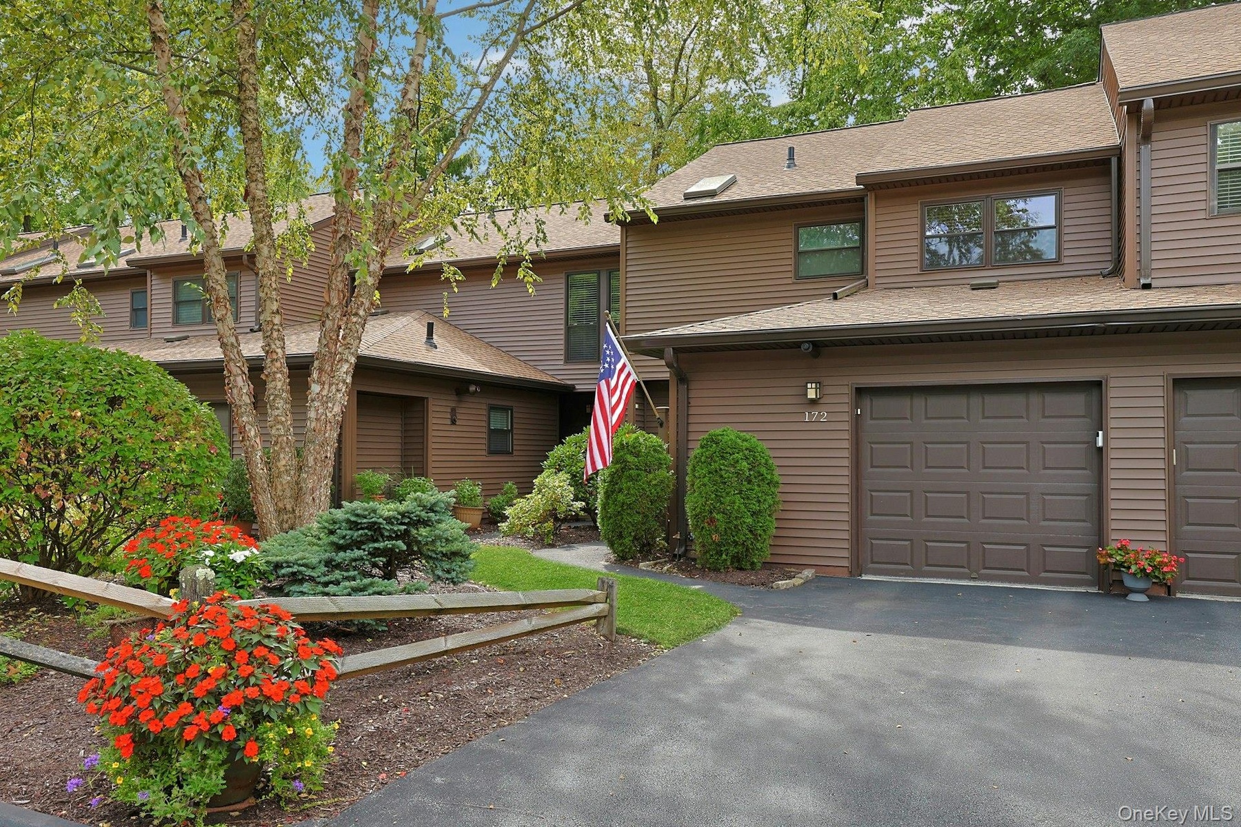 Attached garage and driveway