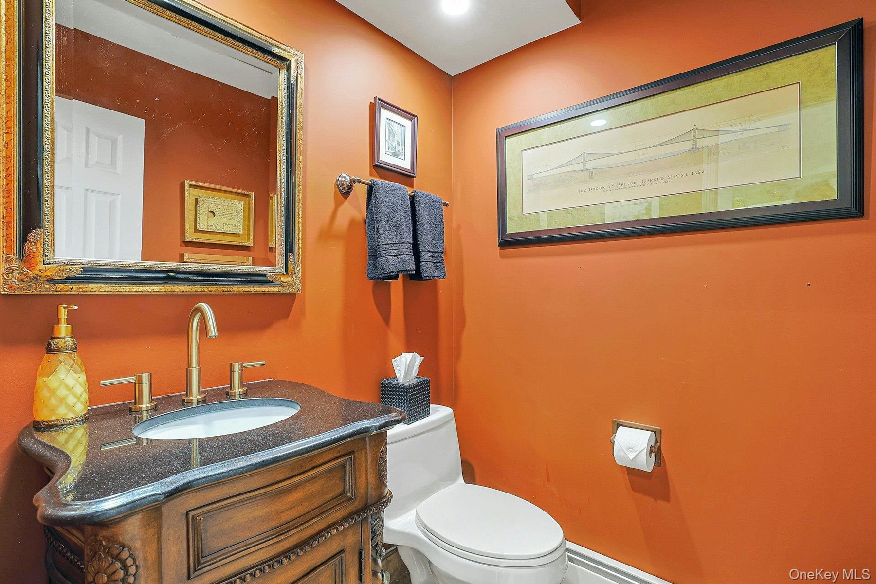 Powder room on main level
