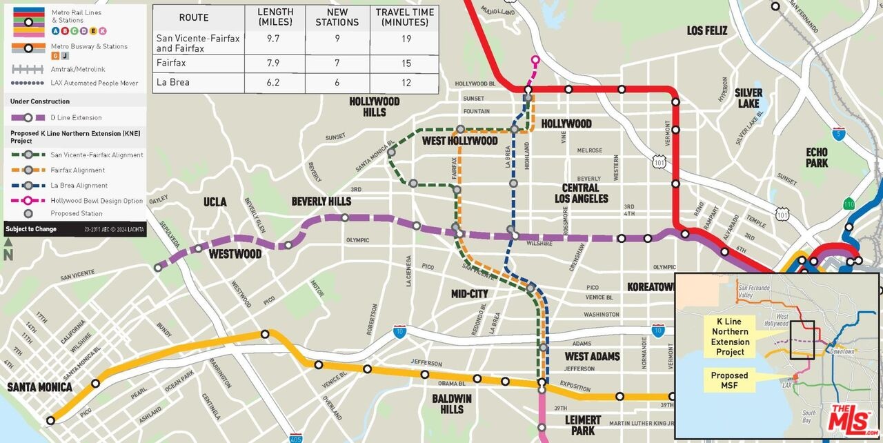 K Line Extension Map