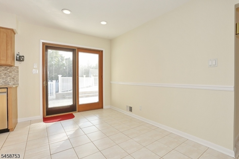 Kitchen with Slider to Deck