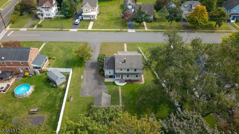 Aerial View of House