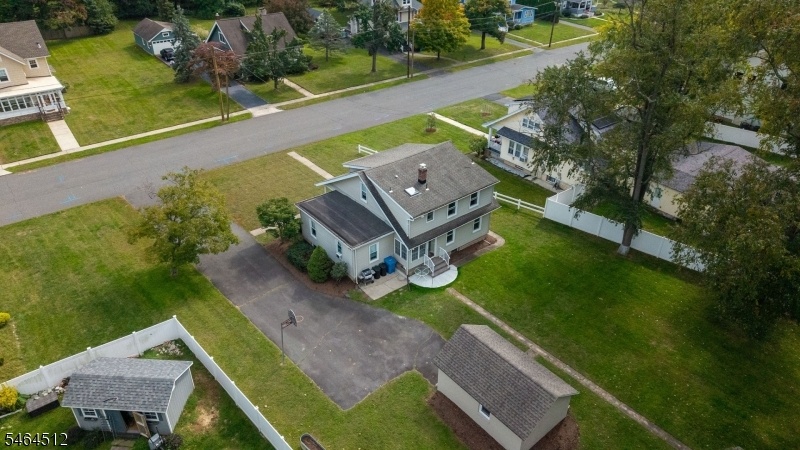 Aerial View of House