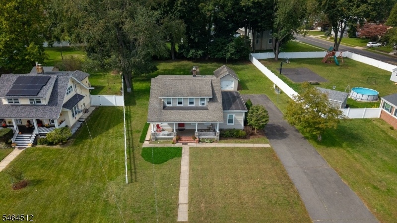 Aerial View Of House