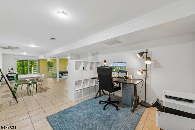 Office in Walk Out Level