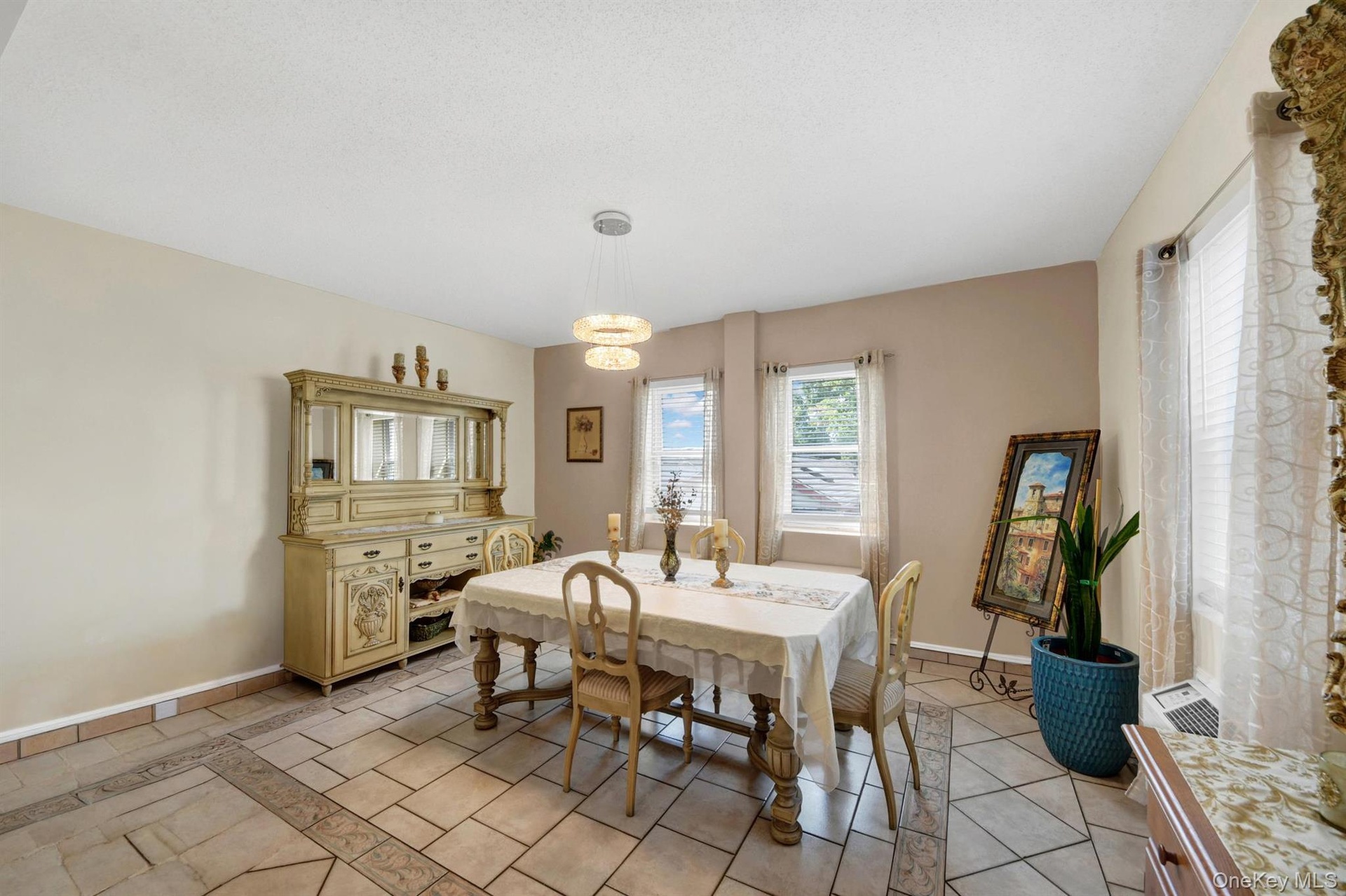Generous sized formal dining room