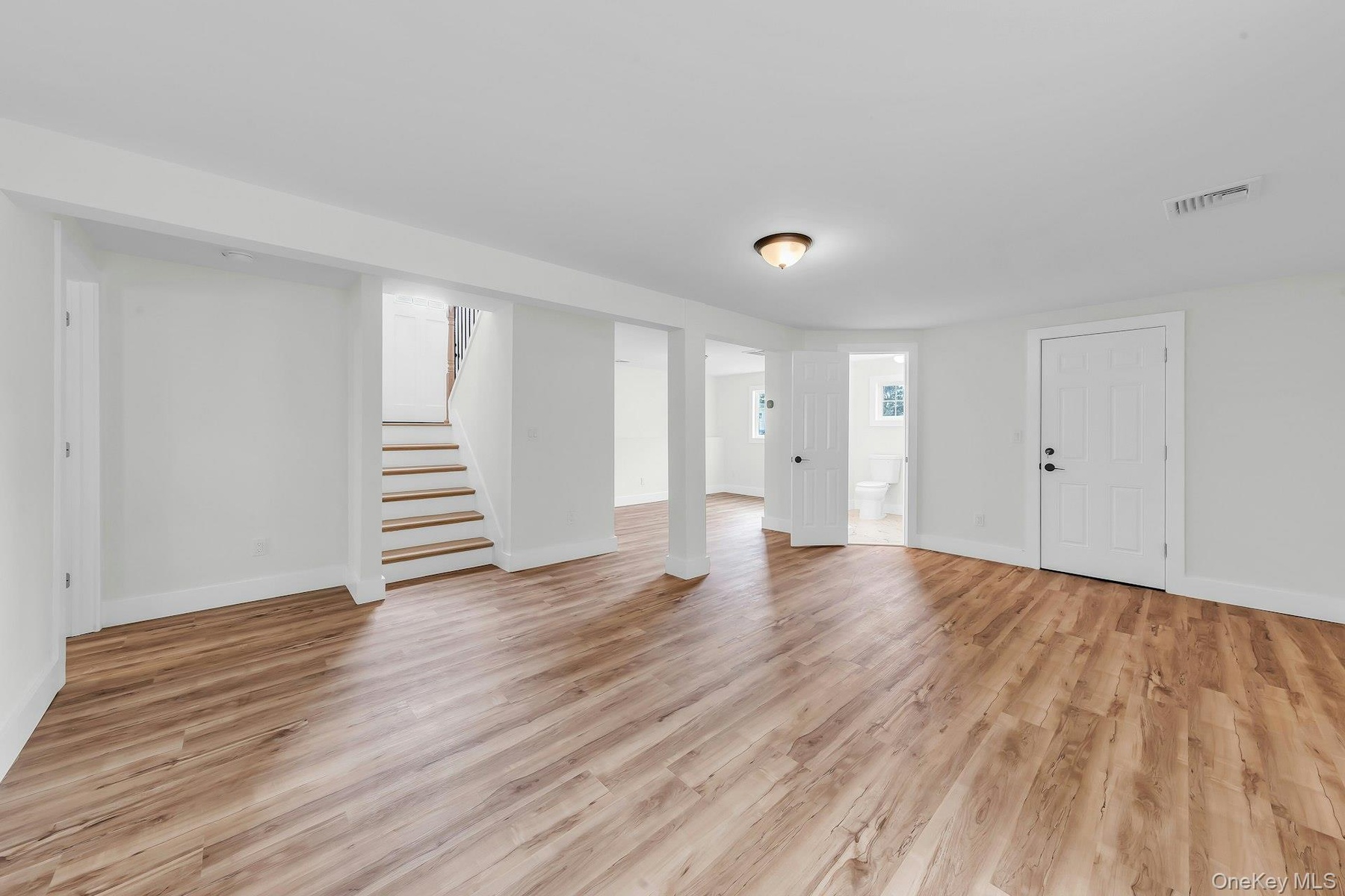 Den area with full bath -Office area and 2 bedrooms - Utility Closet with hook up for washer & dryer