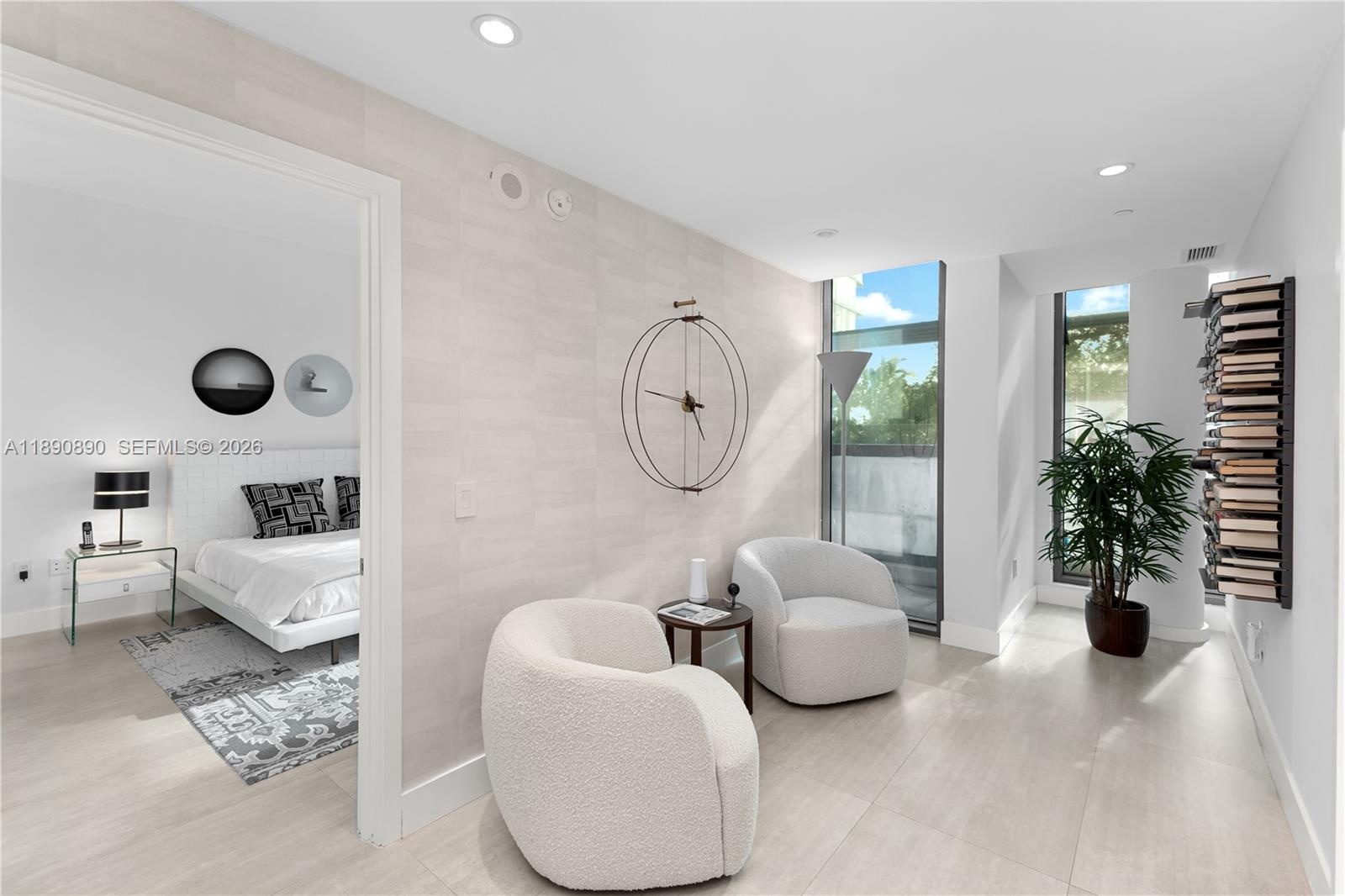 between guest bedrooms #2 and #3 on 2nd floor of townhome