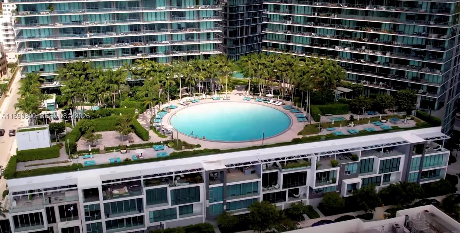 Bay Homes below pool facing the street (only 7 of them)