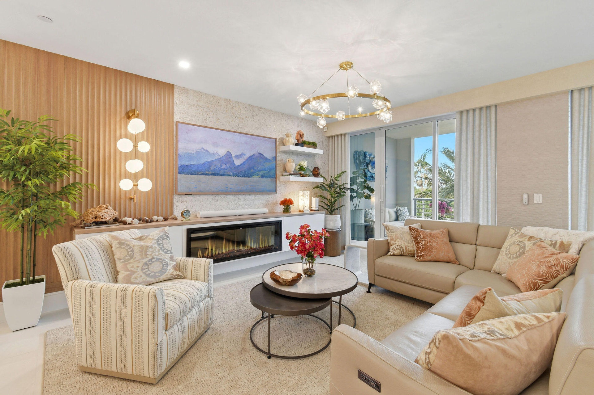 Living Room - view of balcony