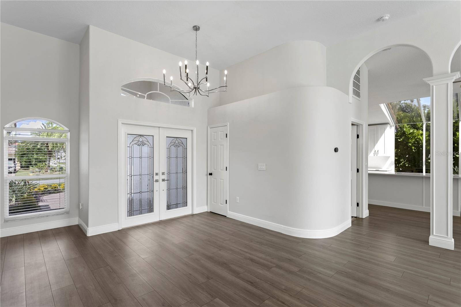 You'll find abundant natural light, high ceilings and elegant architectural details