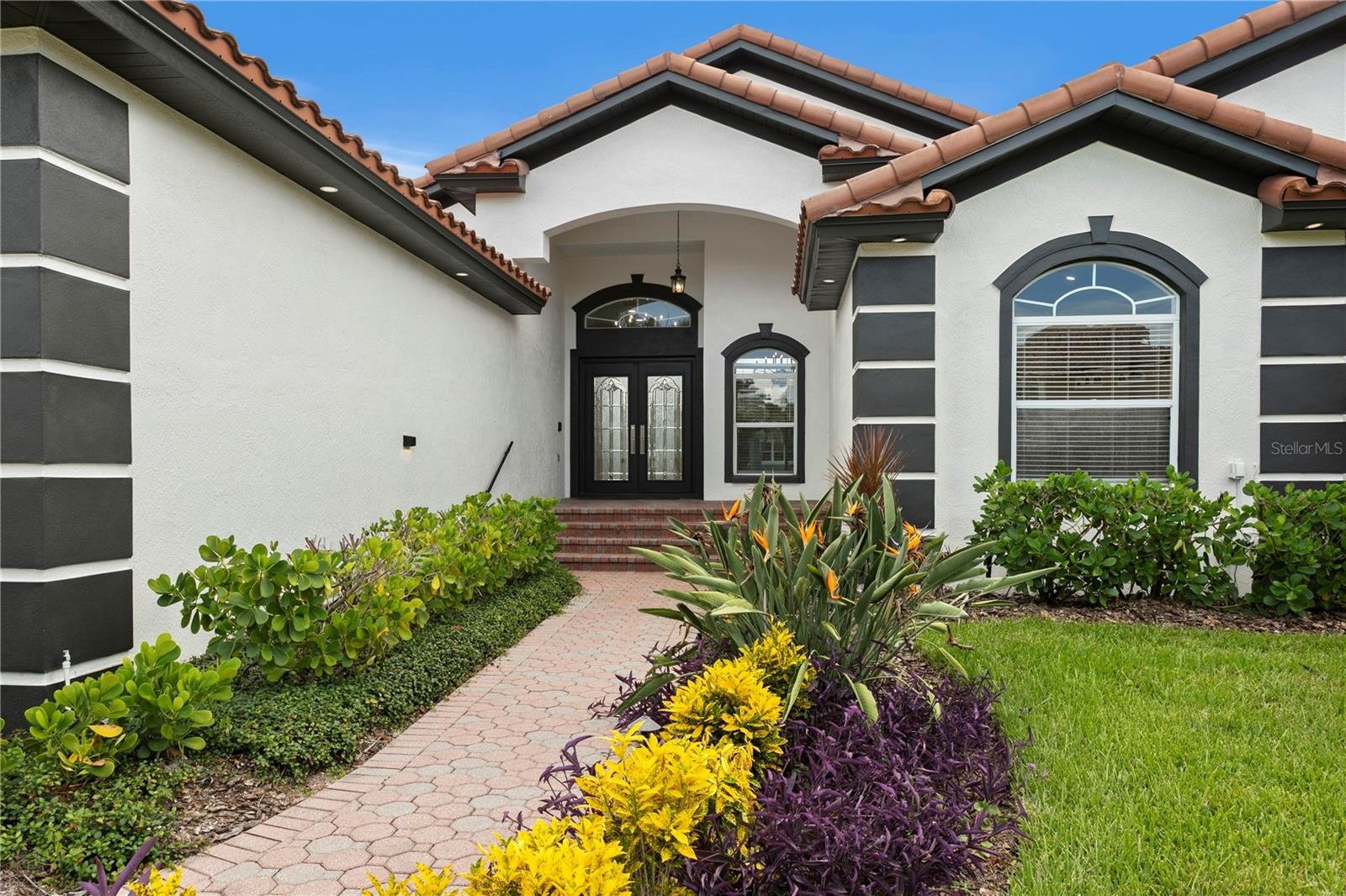 A fresh first impression with new landscaping and exterior paint