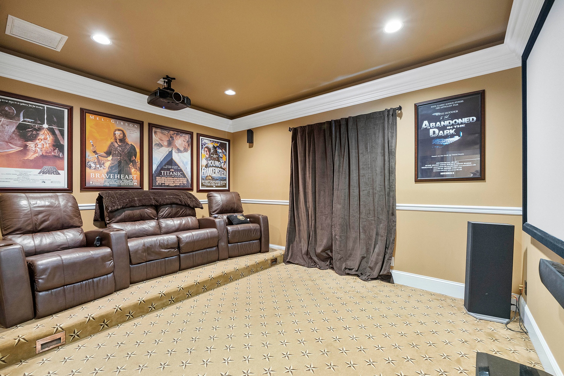 Bedroom 3 Theater room