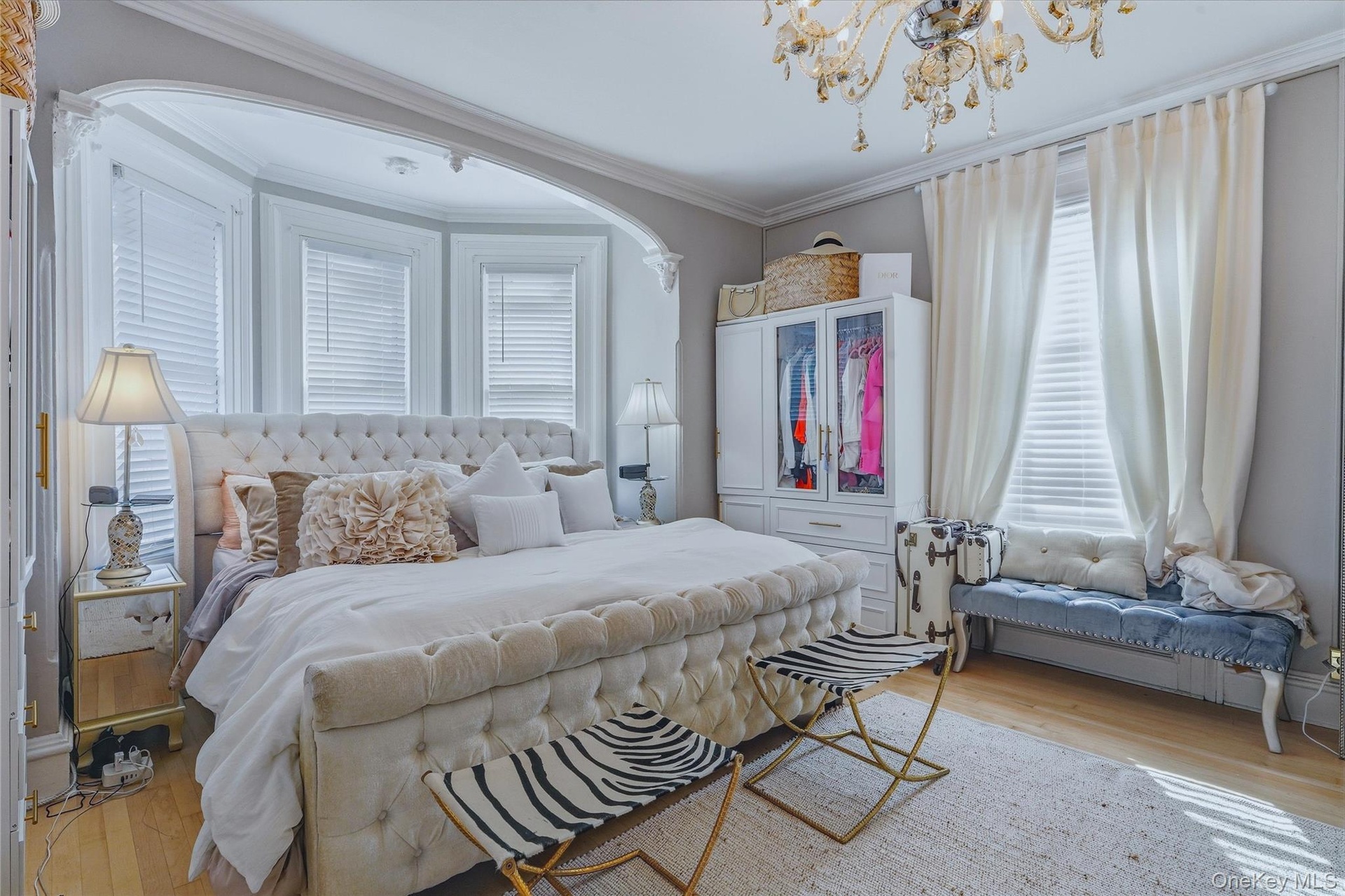 Hardwood-style flooring throughout