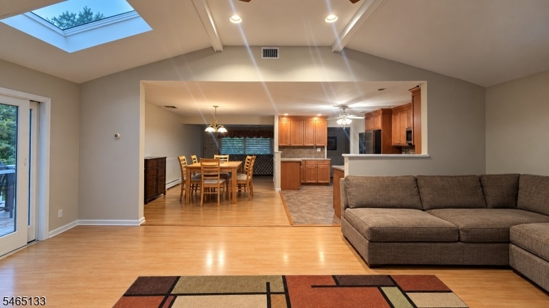 Huge Family room to kitchen