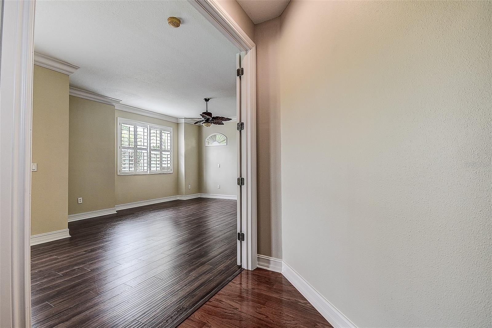 Double door entry into Primary suite