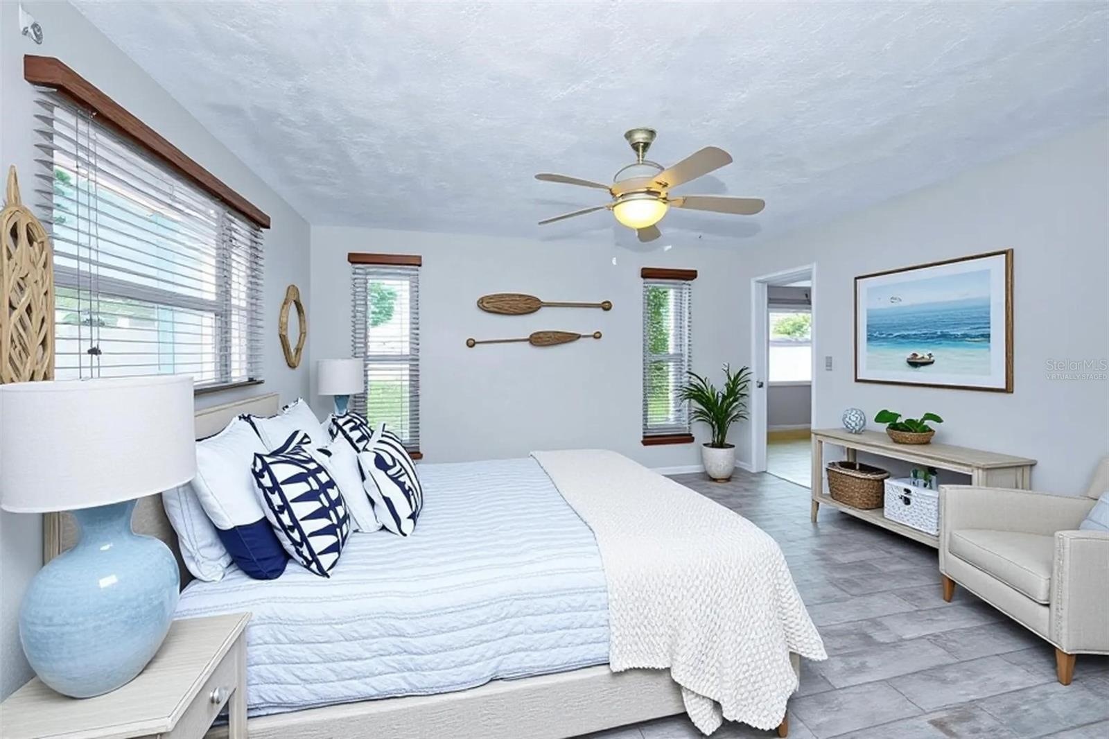 Virtually Staged Primary  Bedroom