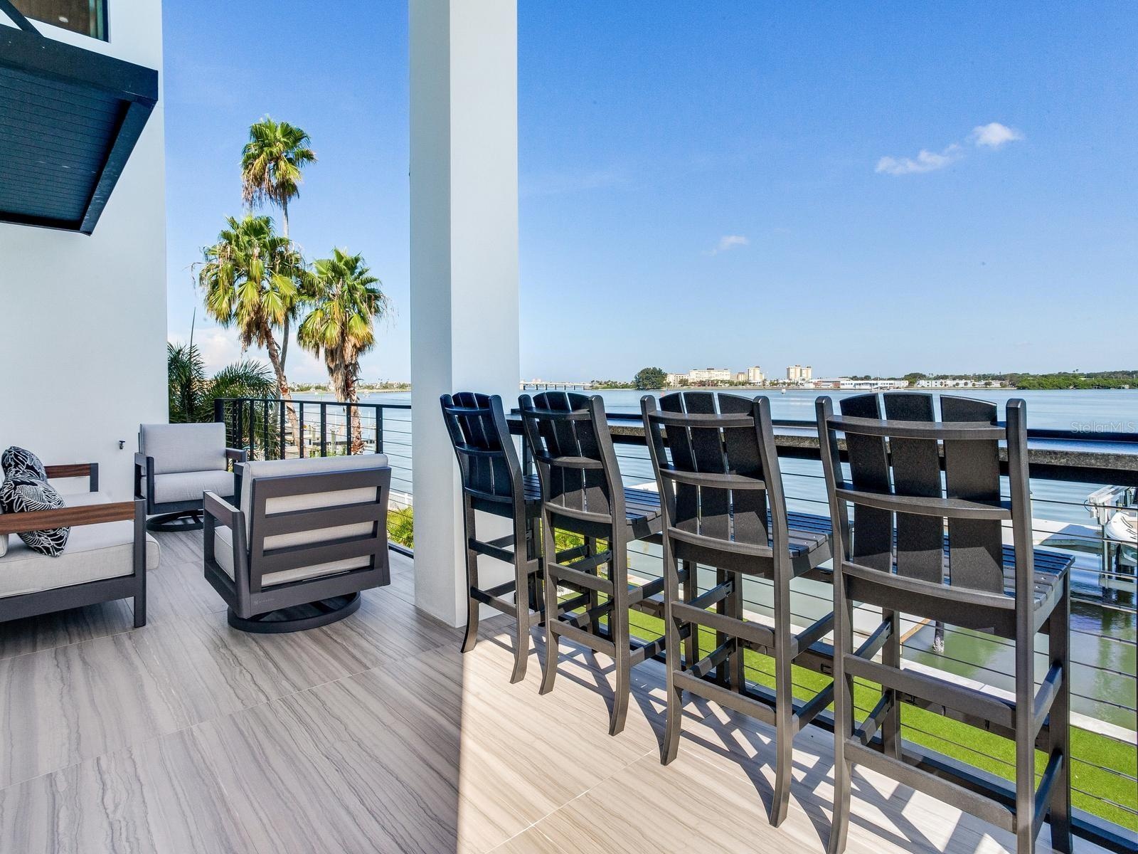 Balcony off of living room