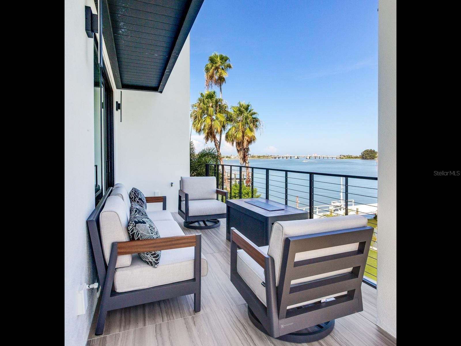 Balcony off of living room