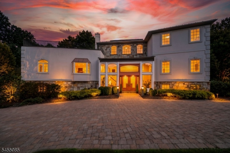 Nighttime front view