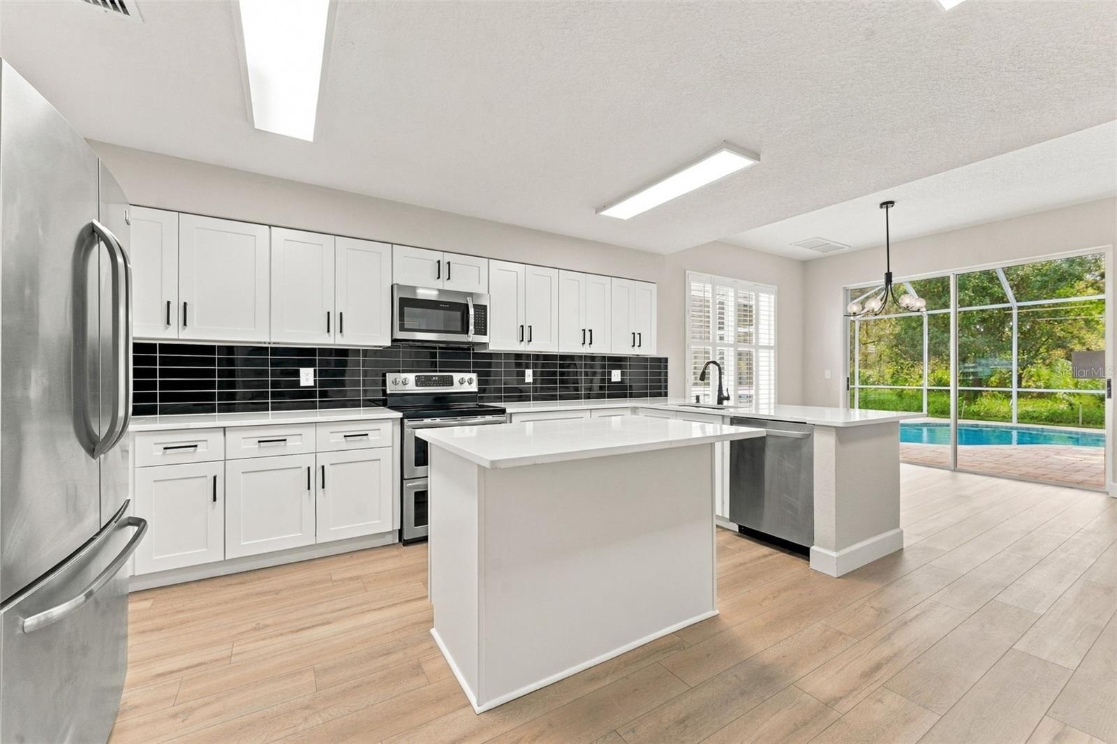 Entering the kitchen which was remodeled in 2026