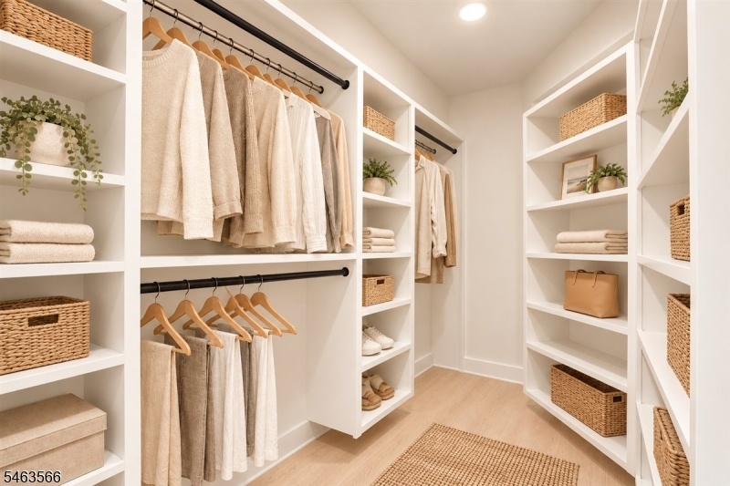 Primary walk-in closet