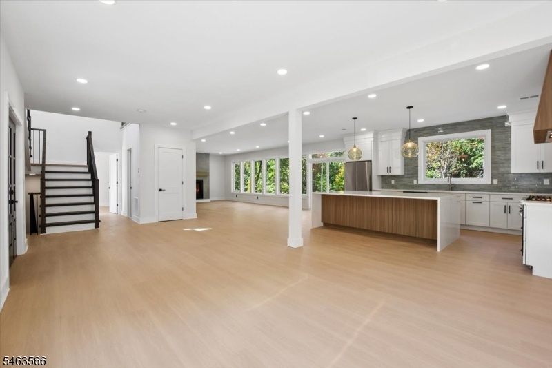 Entryway into open concept