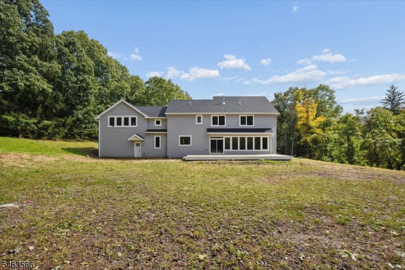 Rear view of home