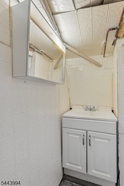 Unit 1 Vanity in Basement