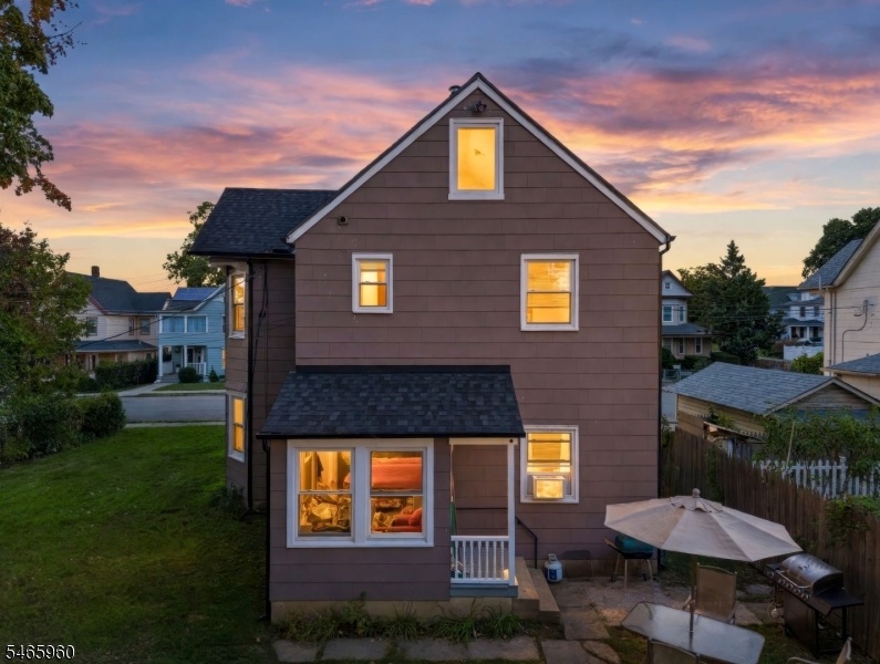 Rear of home