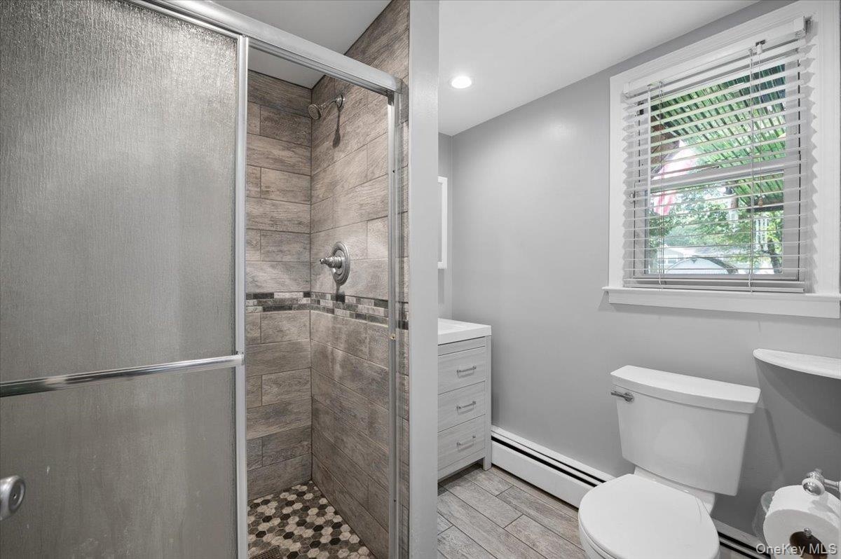 Updated lower level bathroom.