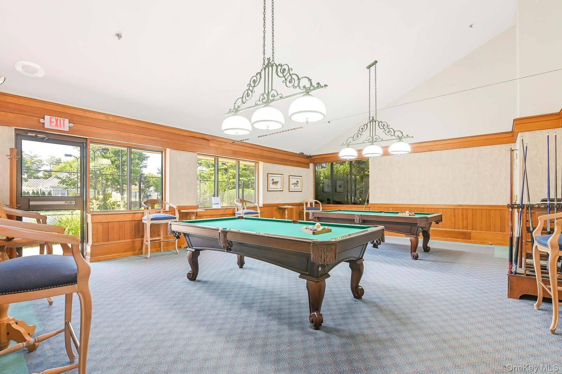 The Billiards Room In The Leisure Glen Country Club Clubhouse