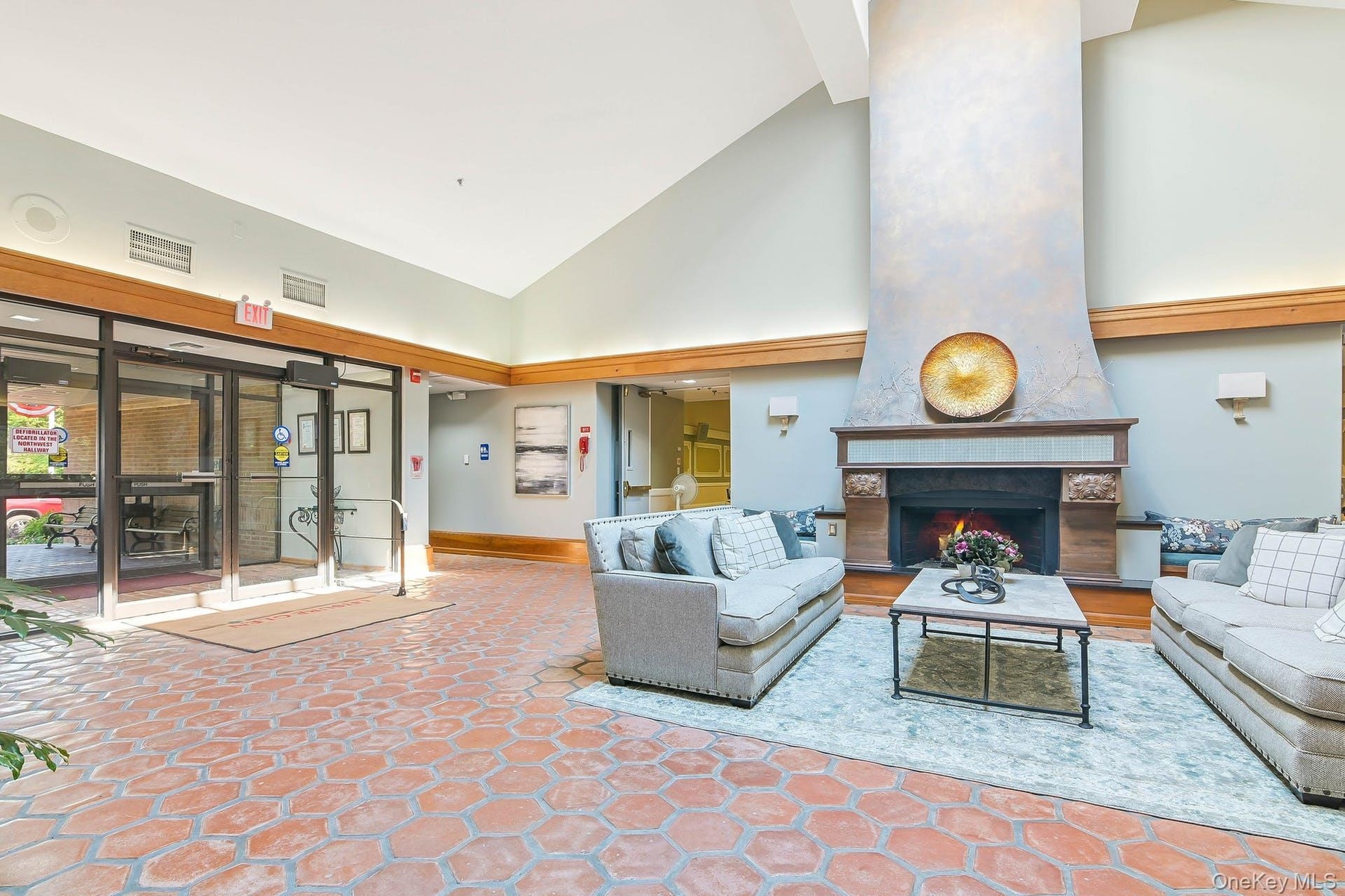 The Entrance & Great Room In The Leisure Glen Country Club Clubhouse