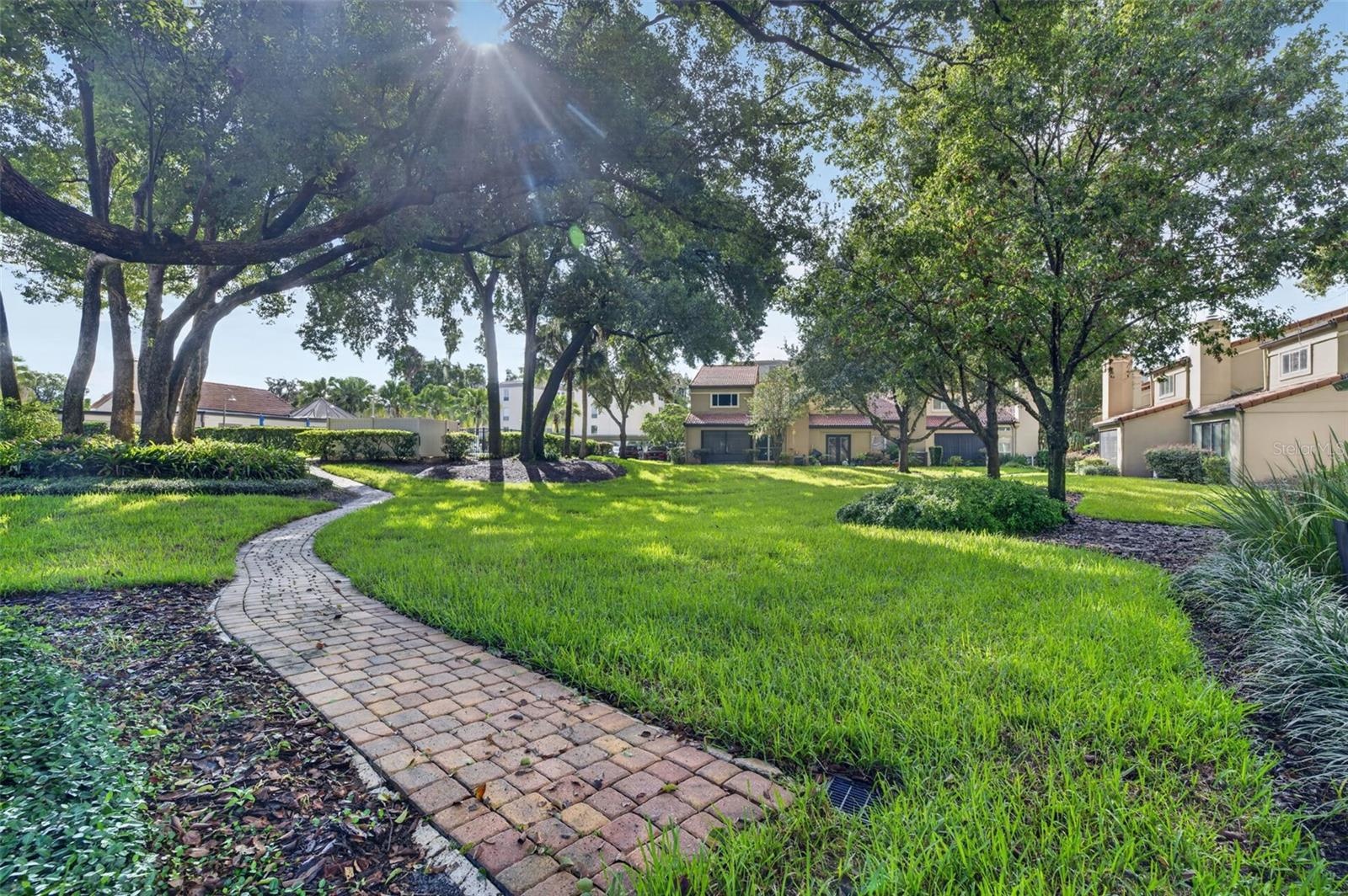 PAVED WALKWAY TO POOL