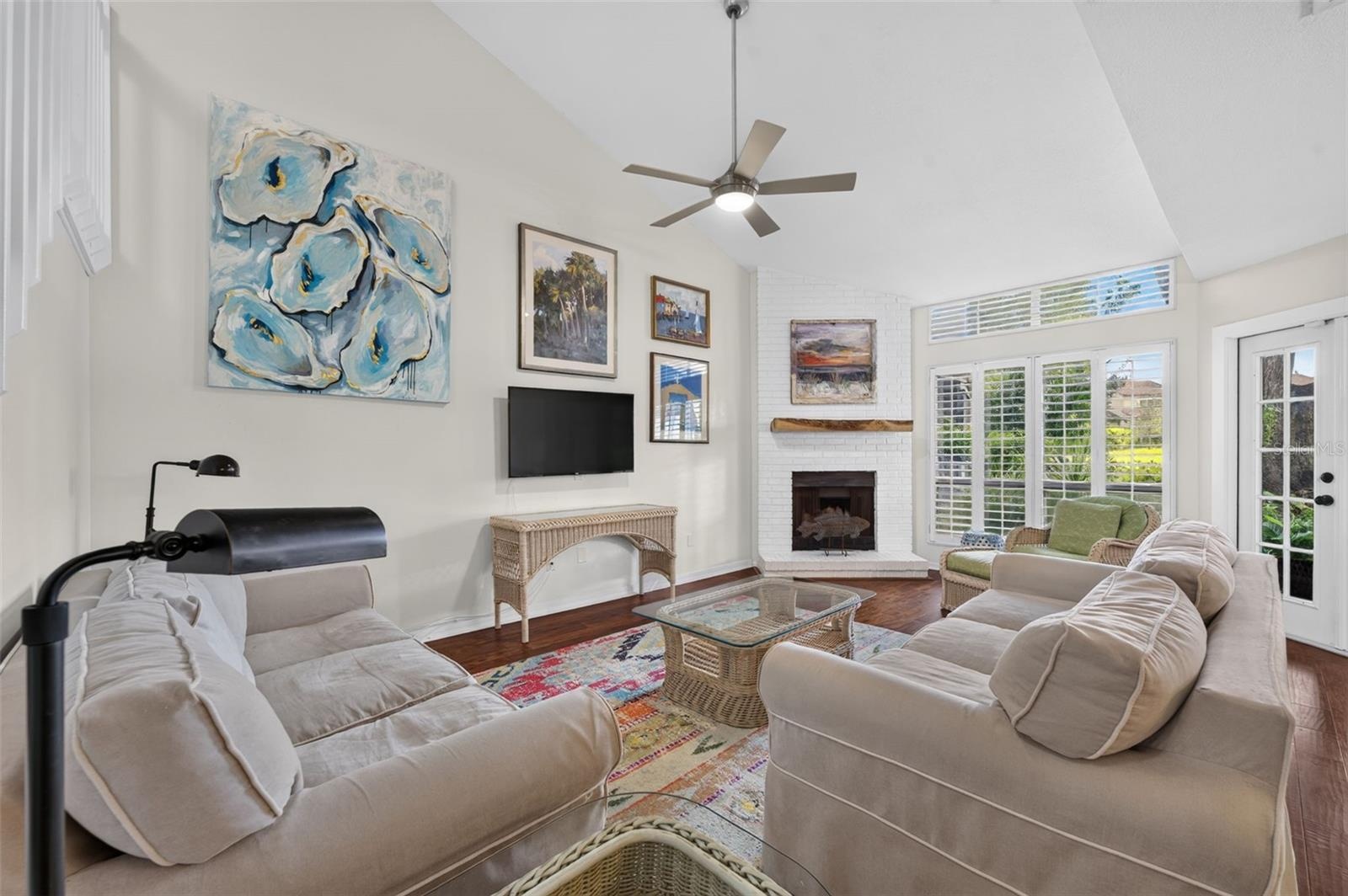 GREAT ROOM WITH FIREPLACE