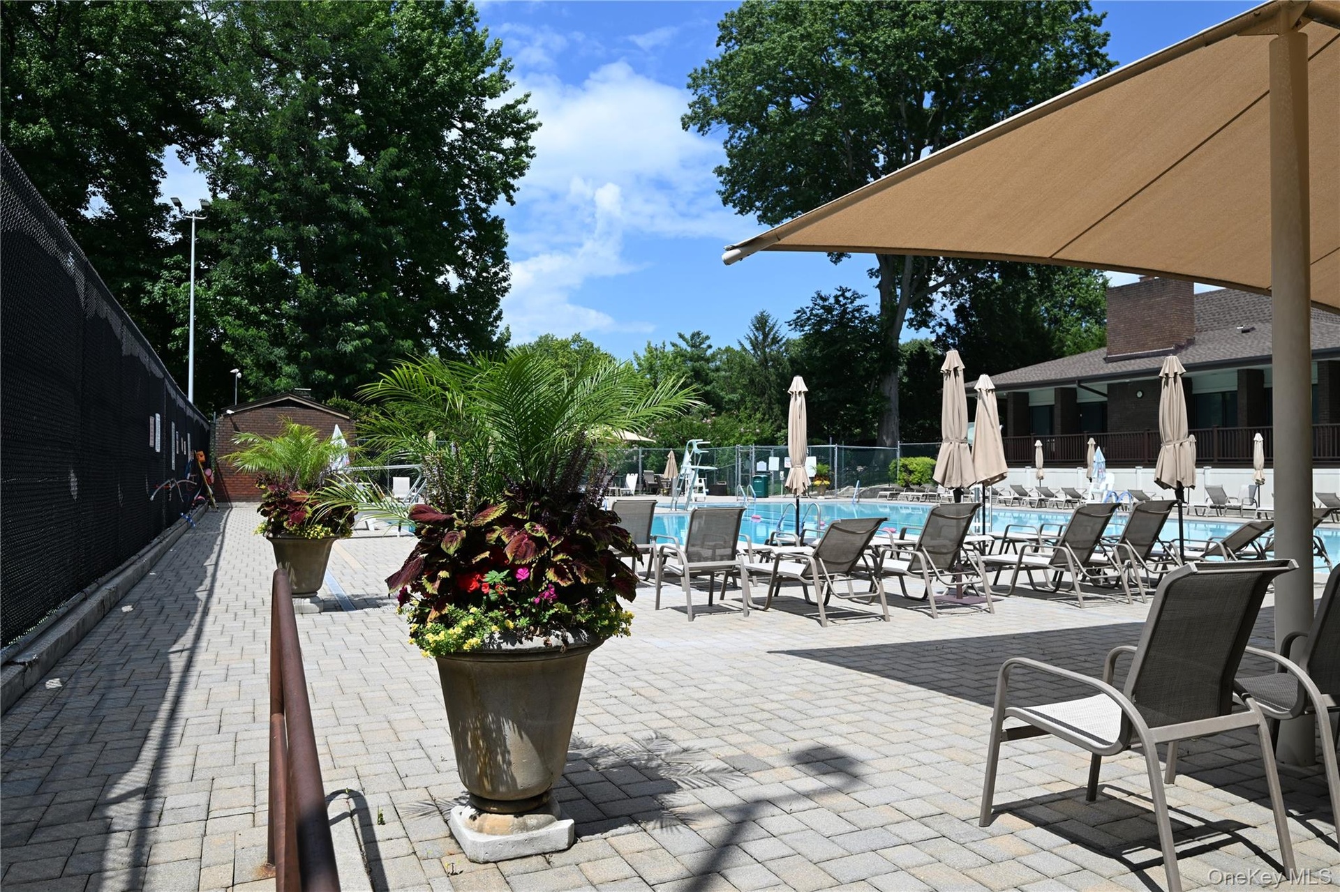 Outdoor pool.
