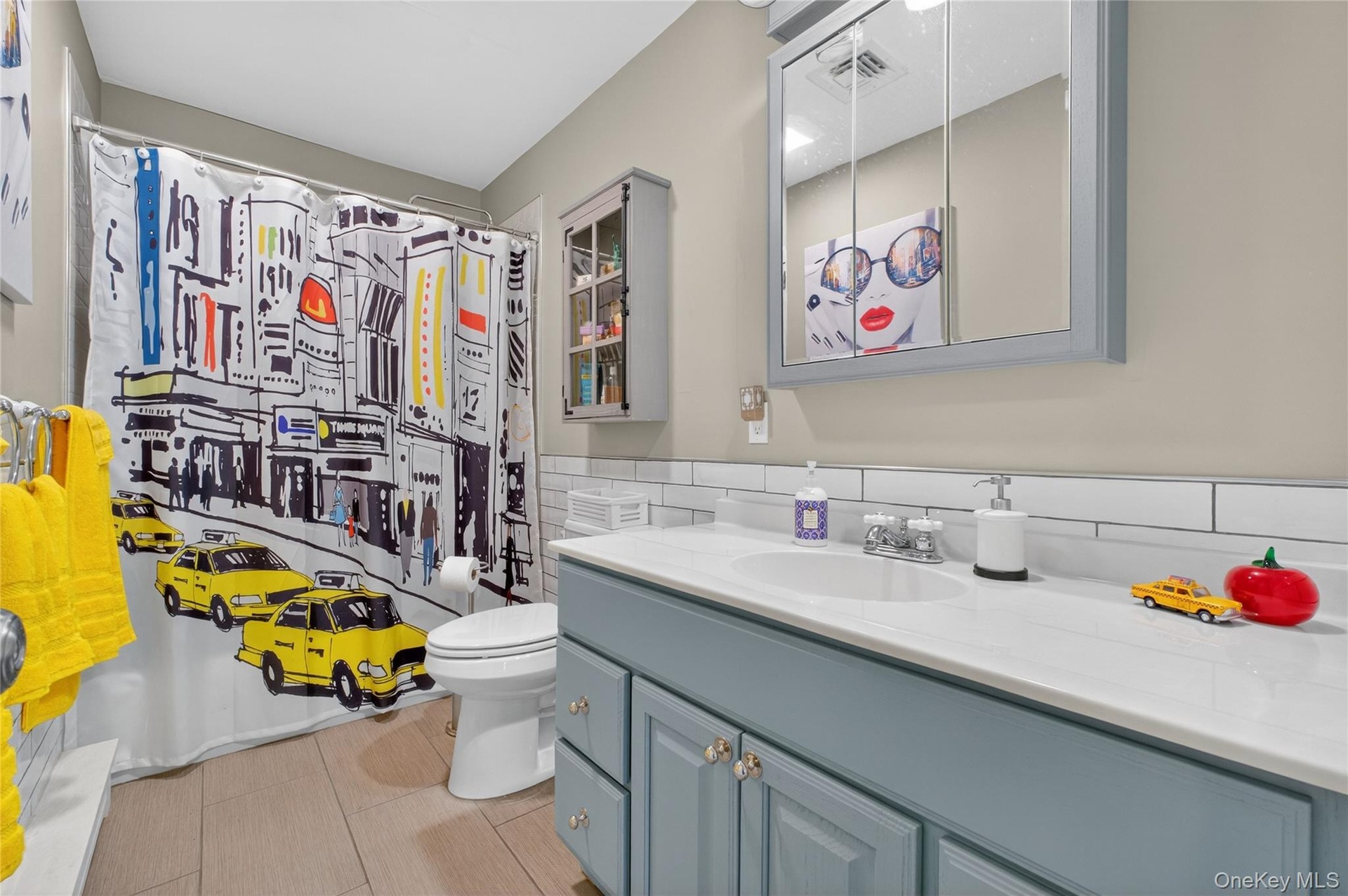 Hallway bathroom
