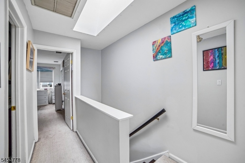 Skylit hallway